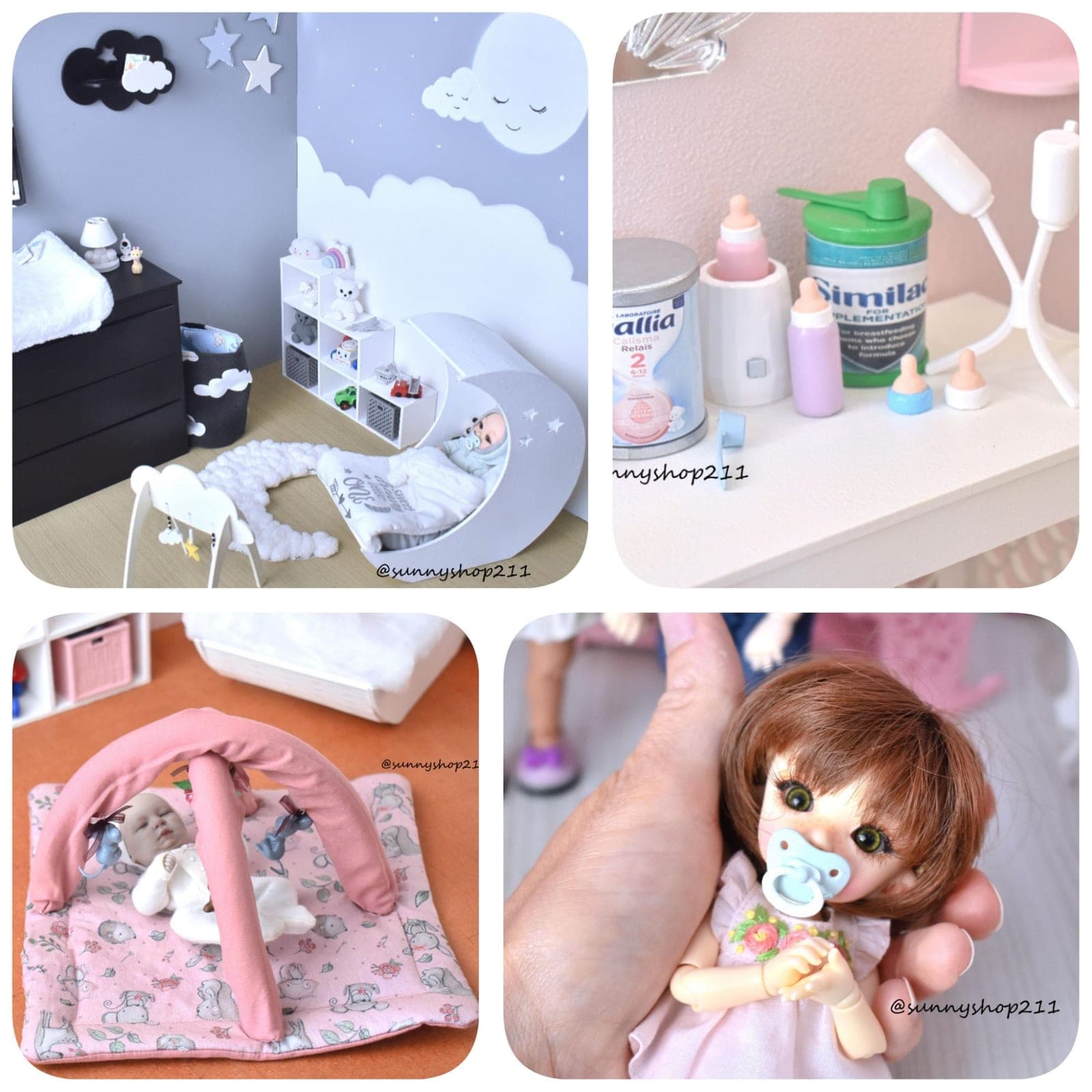 Baby bjd, mini reborn, nappy choo, pukifee, baby Barbie.